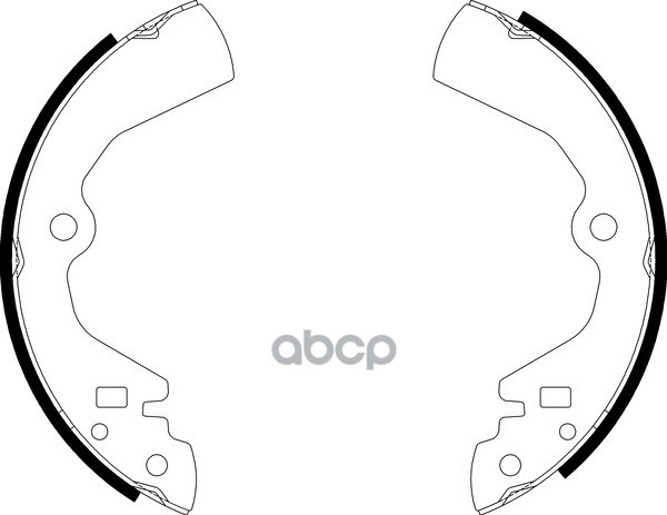 Колодки Тормозные Барабанные | Зад | NISSHINBO арт. NS2003