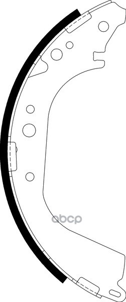 Колодки Тормозные Барабанные | Зад | NISSHINBO арт. NS2007