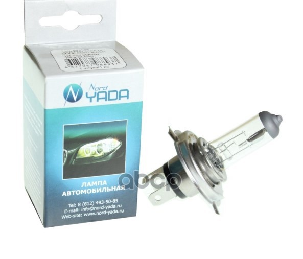 Лампа 12V H4 6055W P43t NORD YADA арт. 800005