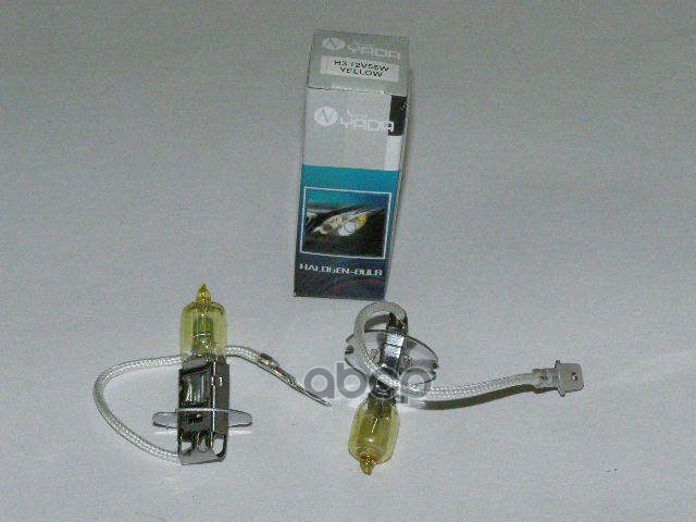 Лампа H3 12V 55W +30% Yellow Pk22s NORD YADA арт. 901625