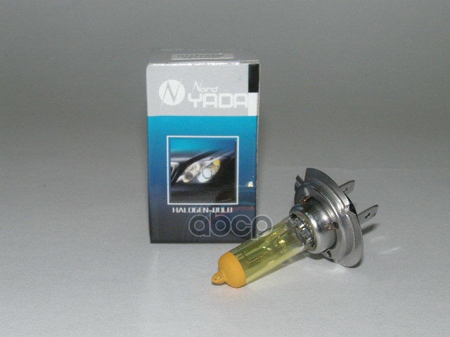 Лампа H7 12V 55W Yellow Px26d NORD YADA арт. 901628