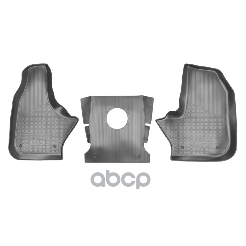 Коврики салонные для GAZ GAZon Next (2014) (передние  ручка КПП на полу) NORPLAST арт. npa01-c23-210