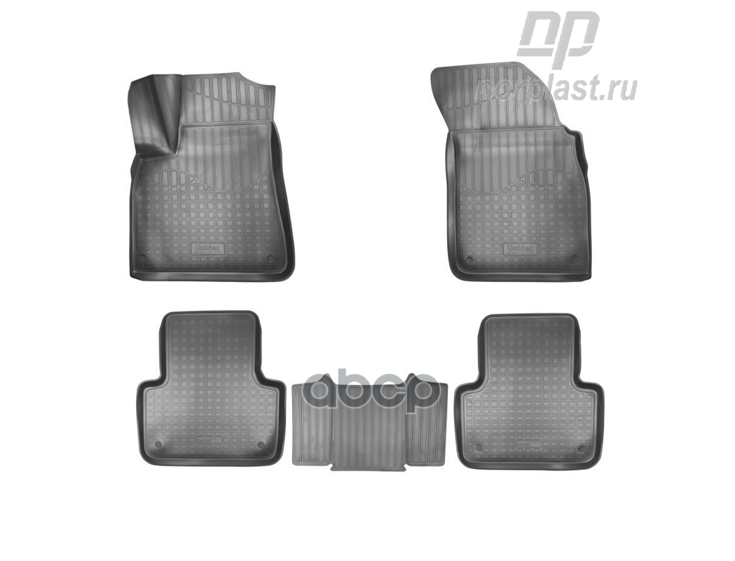 Коврики салонные для Audi Q7 (4M) 3D (2015) (5 мест) NORPLAST арт. npa11-c05-774