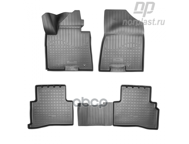 Коврики Салонные Для Kia Sportage (F/L) 3D (2018) NORPLAST арт. npa11-c43-528