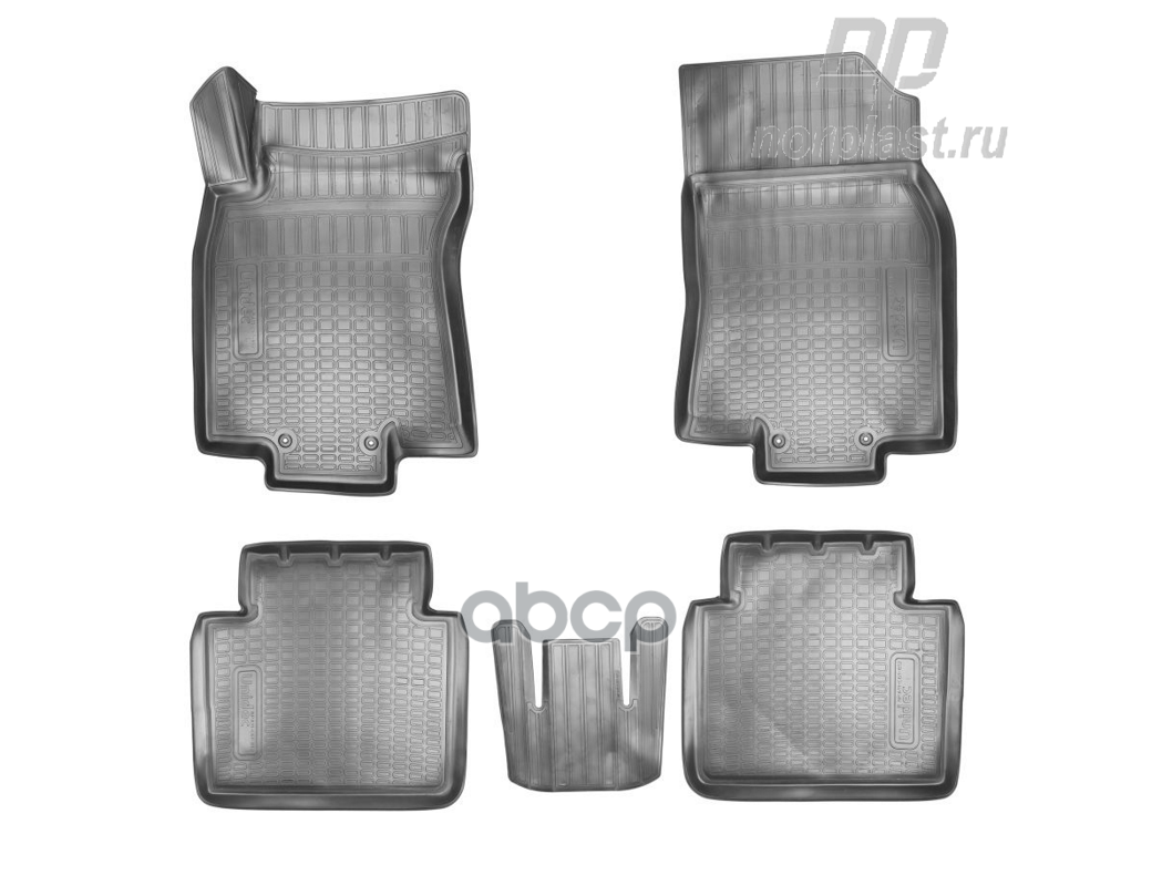 Коврики салонные для Nissan X-Trail (T32) 3D (2015) NORPLAST арт. npa11-c61-812