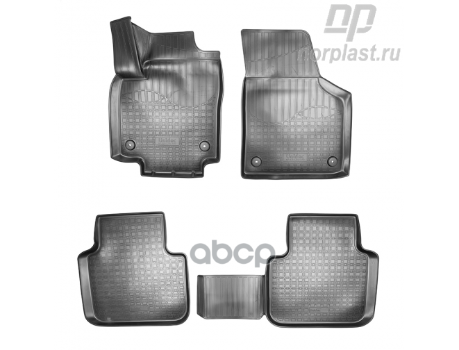 Коврики Салонные Для Volkswagen Teramont (2017) NORPLAST арт. npa11-c95-610