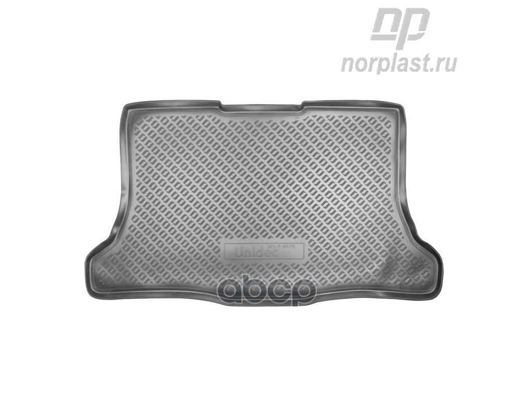 Коврики в багажное отделение для Nissan Tiida (HB) (2007) NORPLAST арт. npl-p-61-75