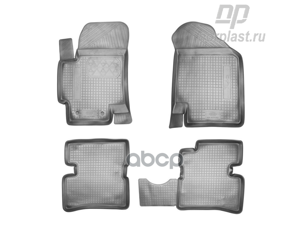 Коврики салонные для Kia Rio (DE) (2005-2010) NORPLAST арт. npl-po-43-30
