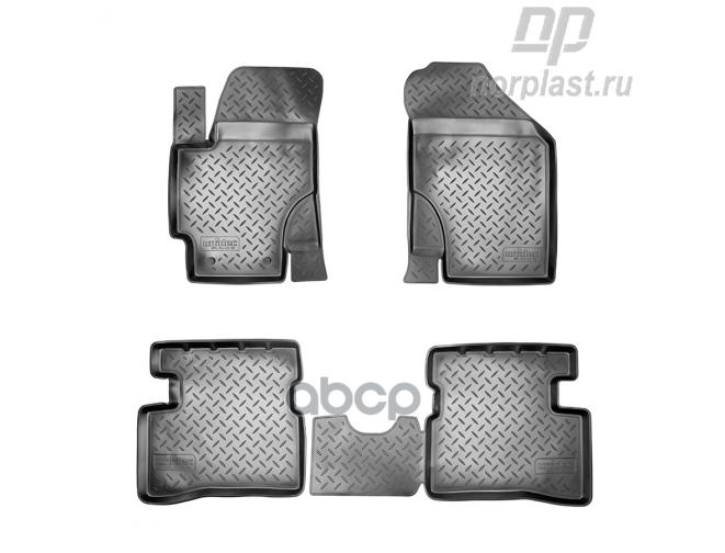 Коврики Салонные Для Kia Rio (De) (2010-2011) Norplast Npl-Po-43-31 NORPLAST арт. NPL-Po-43-31