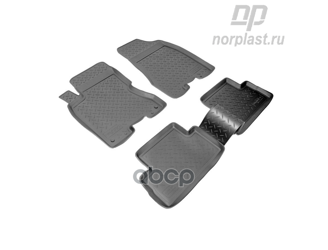 Коврики салонные для Nissan X-Trail (T31) 3D (2007) NORPLAST арт. npl-po-61-81