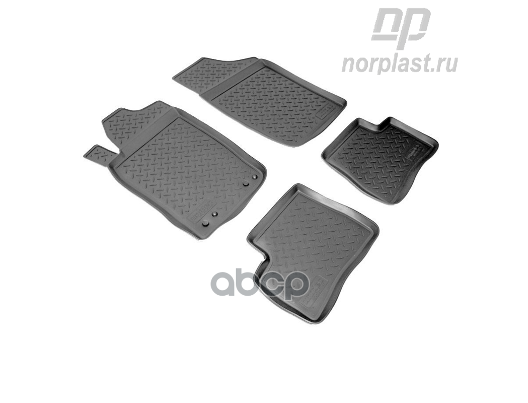 Коврики салонные для Peugeot 206 (1998-2009) NORPLAST NPL-Po-64-26 NORPLAST арт. NPL-Po-64-26
