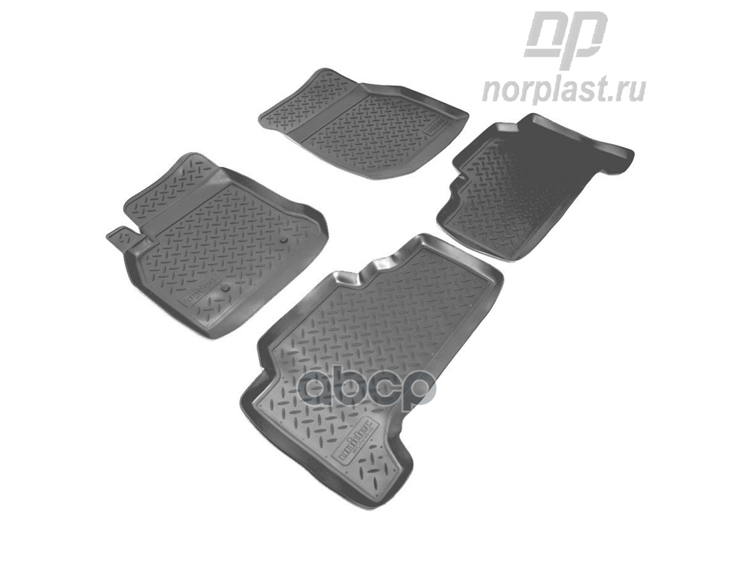 Коврики салонные для Toyota LC-100 (J10) (1998-2007) (5 мест) Lexus LX 470 (UZJ100) (1998-2007) (5 мест) NORPLAST NPL-Po-88-3...