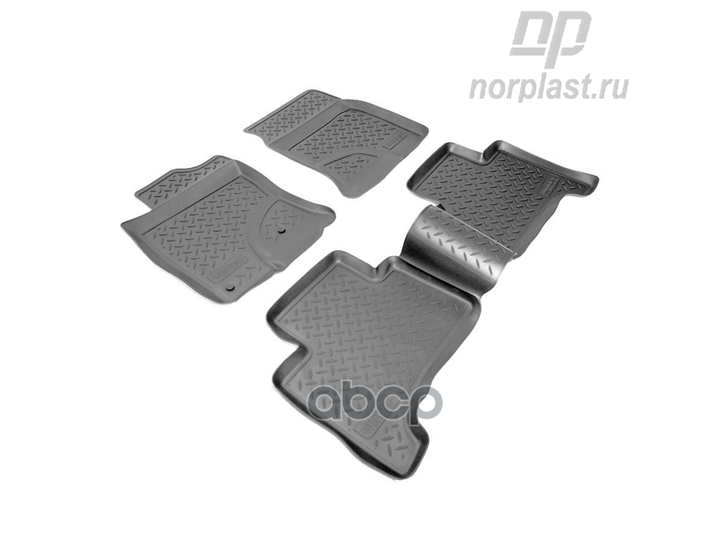 Коврики салонные для Toyota LC-120 Prado (J120) (2002-2010) Lexus GX 470 (J12) (2002-2009) NORPLAST арт. npl-po-88-40