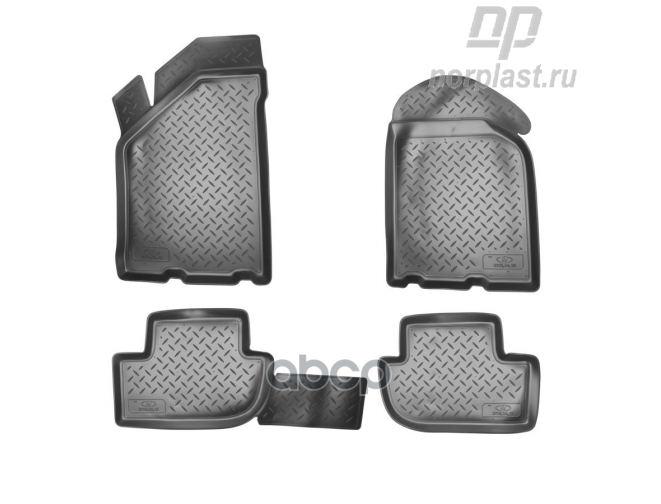 Коврики салонные для VAZ 2113 (2001) VAZ 2114 (2001) VAZ 2115 (2001) NORPLAST арт. npl-po-94-15