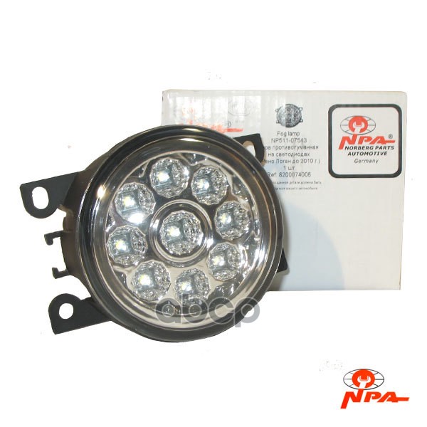 Фара Птуман. Led Логан До 2010 Г.,Сандеро,Дастер NPA арт. NP511-07543