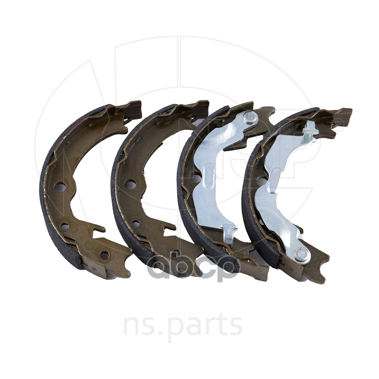 Колодки стояночного тормоза CHEVROLET Lacetti NSP арт. NSP0196496764