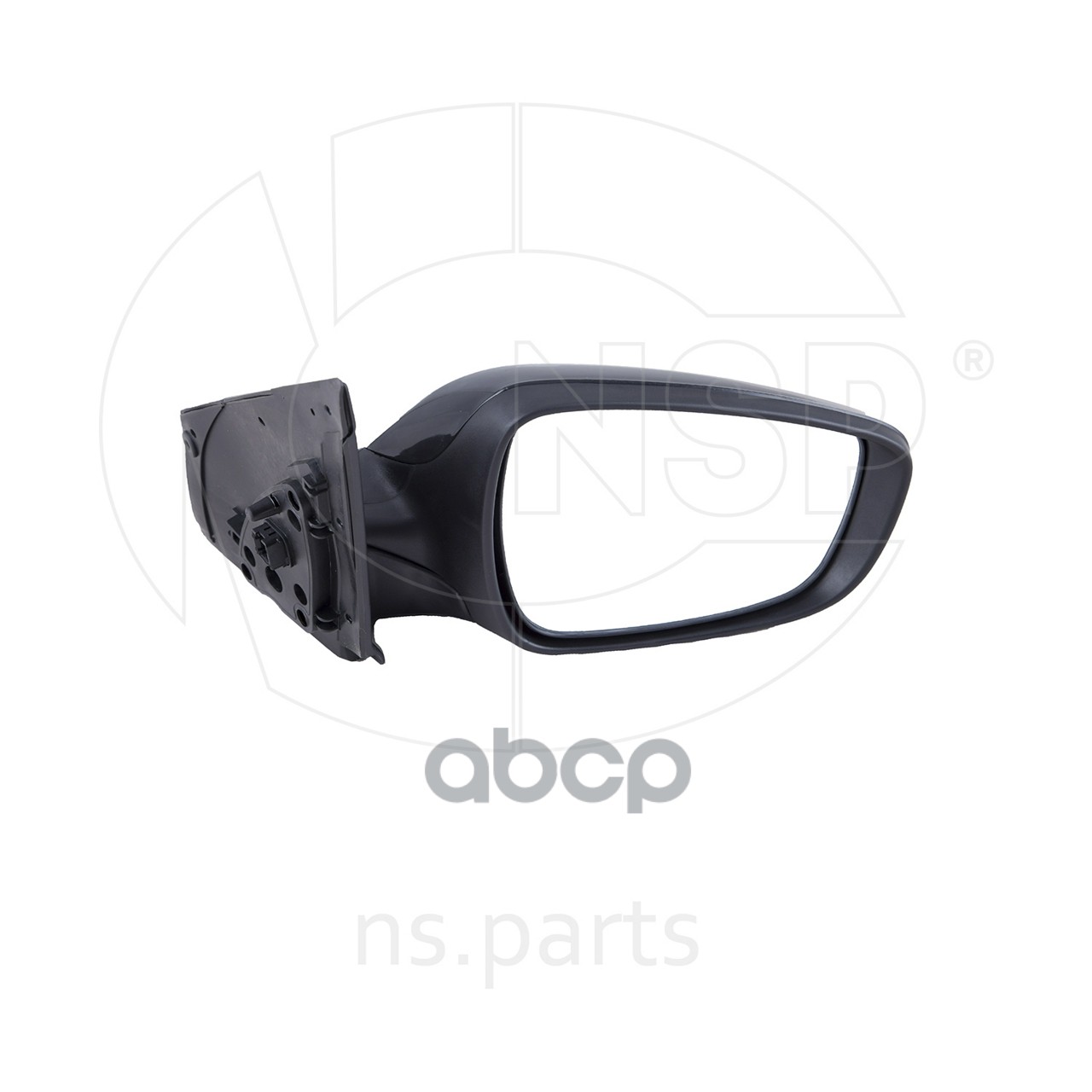 Зеркало правое HYUNDAI Solaris (11-17) (эл.  обогр.  черн .5 pin) NSP арт. nsp02876204l020ca