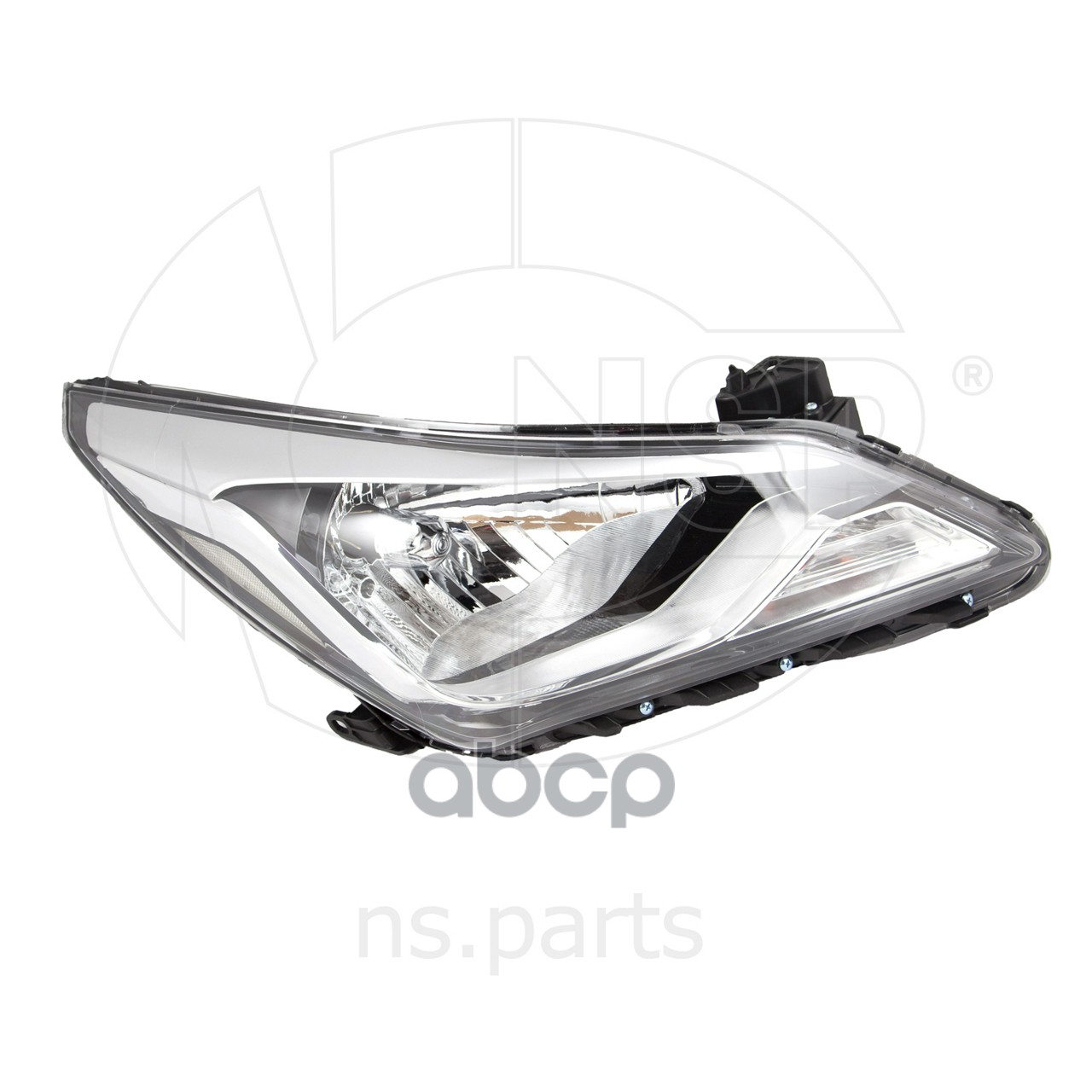 Фара правая HYUNDAI Solaris (14-17) (под корректор) NSP арт. NSP02921024L600