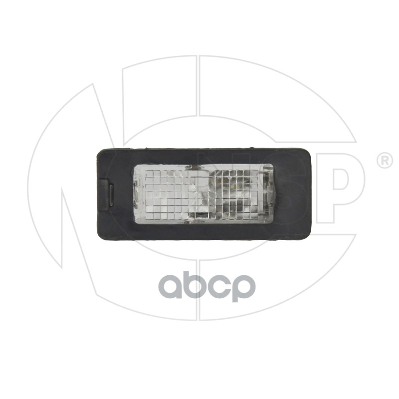 Фонарь подсветки номерного знака VOLKSWAGEN Polo V sedan (09-15) (пр/лв) NSP арт. NSP085N0943021B