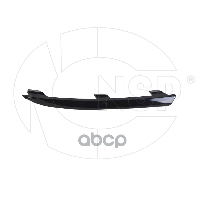 Молдинг Бампера Заднего Правый Volkswagen Polo Sedan (15-) (Черный) Nsp Nsp086rf853842 NSP арт. NSP086RF853842