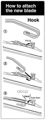 Щетка Стеклоочистителя (Гибридная/ 21 (525Мм)) NWB арт. NU-021L