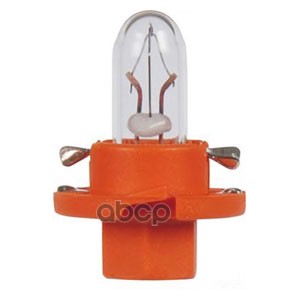 Лампа BAX 12V 1.1W BX8 4d orangeNVA CP Narva арт. 17046