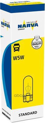 Лампа 24V 5W W2.1*9.5D Без Цоколя Narva арт. 171973000