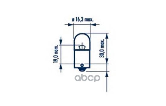 Лампа R10W 24V NVA CP Narva арт. 17326