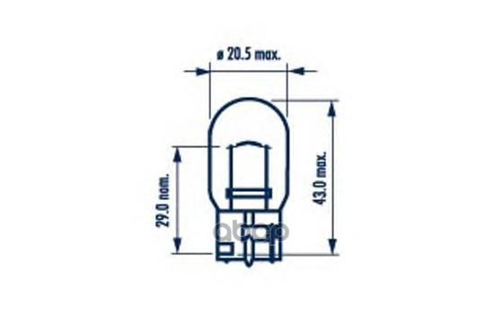 Лампа W21W 12V NVA CP Narva арт. 17632