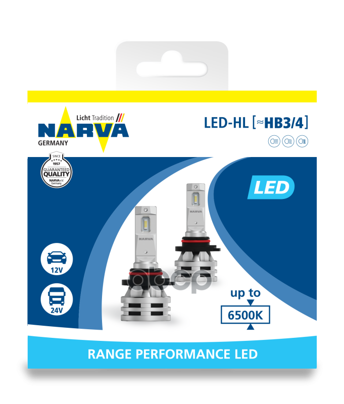 Лампа Narva LED HB3/4 RPL2  NVA X2 Narva арт. 180383000