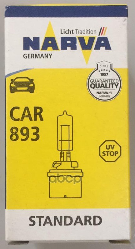 Лампа 893 12,8V-37,5W (Pg13) Narva арт. 48051