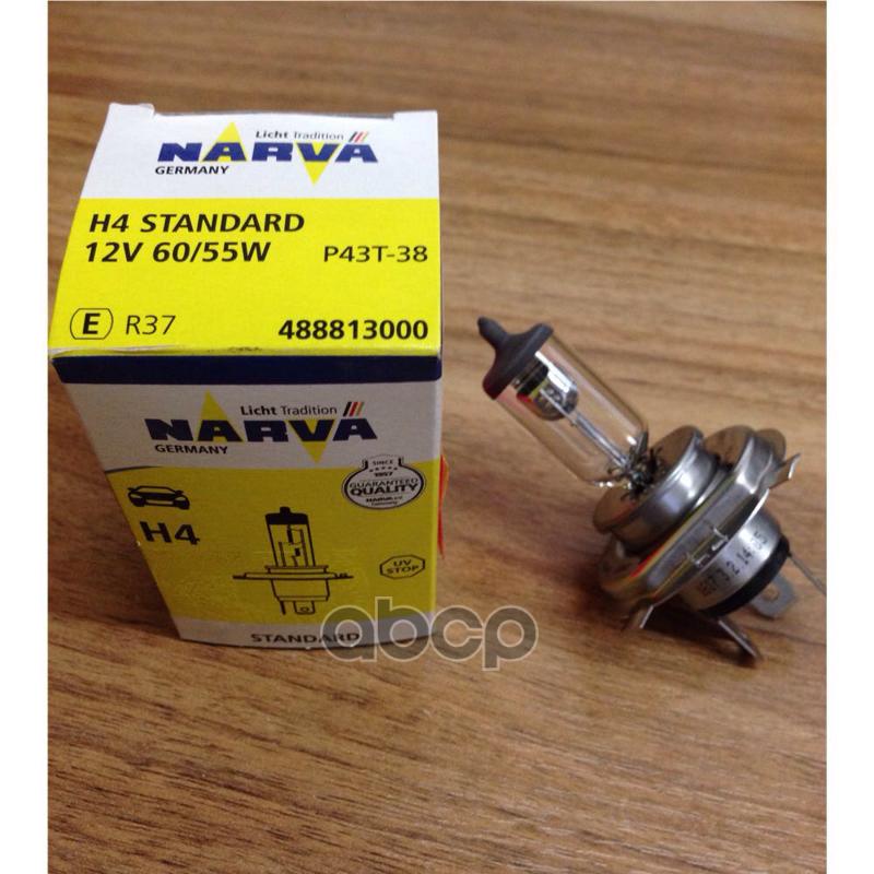 Лампа h4 12v- 6055w 488813000 Narva арт. 488813000