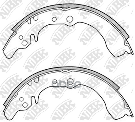 Колодки Тормозные Барабанные | Зад | NiBK арт. FN0035
