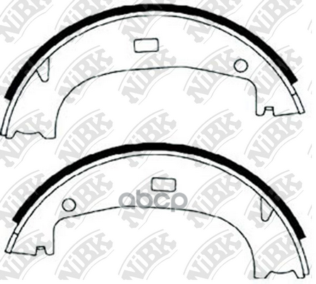 Колодки тормозные барабанные FN0544 NiBK арт. FN0544