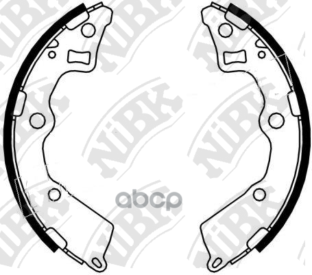 Колодки барабанные NIBK FN0618 NiBK арт. FN0618