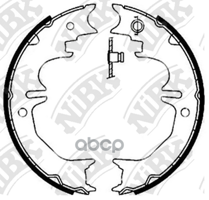 Колодки тормозные барабанные NiBK арт. FN0642