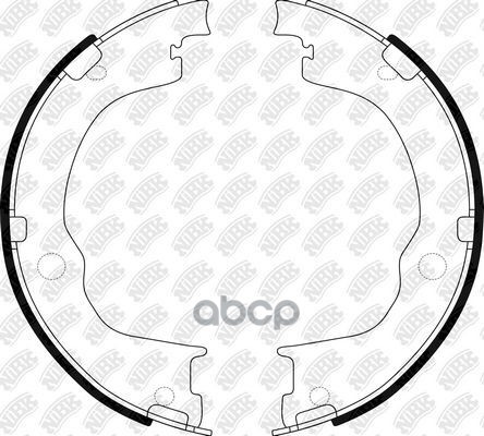 Колодки стояночного тормоза CHEVROLET CAPTIVA/OPEL ANTARA 2.0D/2.4/3.2 07-  FN0667 NiBK арт. FN0667