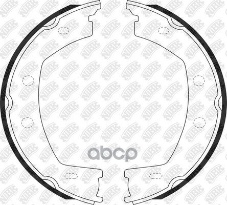 Колодки стояночного тормоза LAND ROVER FREELANDER 2.2/3.2 06-  FN0708 NiBK арт. FN0708