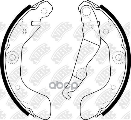 Колод. торм. бар. NIBK FN0727 NiBK арт. fn0727