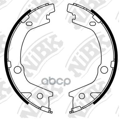 Колодки тормозные барабанные NiBK арт. FN11004