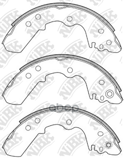 Колодки Тормозные Барабанные Задн. Is Faster Rodeo 85-93  Rodeo 85-97  Op Campo 92-01  2.5L 01-  Bra NiBK арт. fn4452
