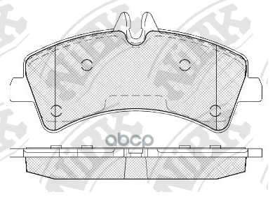 Колодки Тормозные Mercedes Sprinter (906) 06 Задние Pn0038 NiBK арт. PN0038