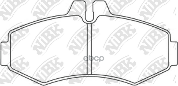 Колодки тормозные дисковые передн. MB Viano W638 97-03 NiBK арт. pn0132