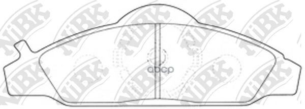 Колодки тормозные дисковые передн. DW Musso 2.9/3.2L 98-05  2.3L 98-00  Korando 2.0/2.3/2.9L 98-01 NiBK арт. pn0145