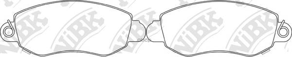 Колодки Тормозные Дисковые Ford Transit 2.0 2000 - 2006  Ford Transit 2.4 2004 - 2006  Ford Transit NiBK арт. pn0164
