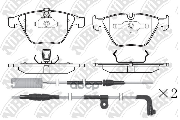 Снят С Производства Колодки Тормозные Дисковые | Перед | NiBK арт. PN0222W