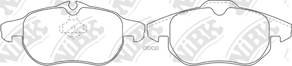 Колодки передние (OPEL VECTRA C, SAAB 9-3) PN0325 NiBK арт. PN0325