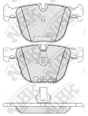 Колодки Тормозные Дисковые | Зад | NiBK арт. PN0326W