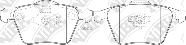 Колодки Тормозные Дисковые | Перед | NiBK арт. PN0352