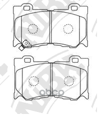 Колодки тормозные дисковые передние NiBK арт. PN0389